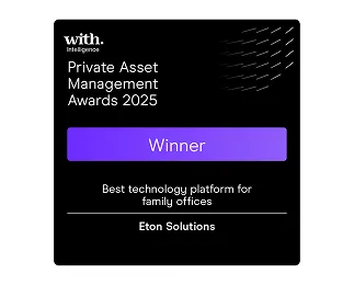 Eton Solutions Private Asset Management Awards 2025 winner for family office technology