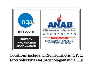Eton Solutions ISO 27701 Privacy Information Management certification badge